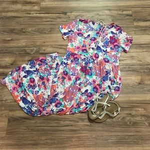 Floral Print Maxi Dress NWOT